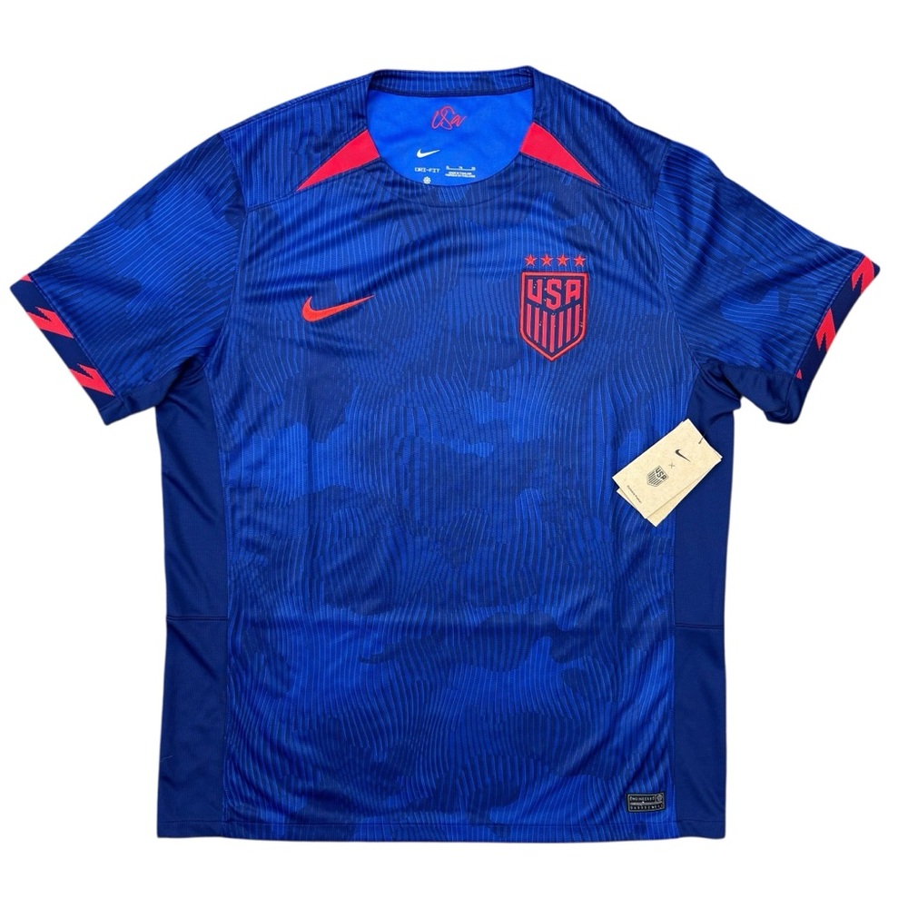 Nike Team USA 4 Star Blue Soccer Jersey